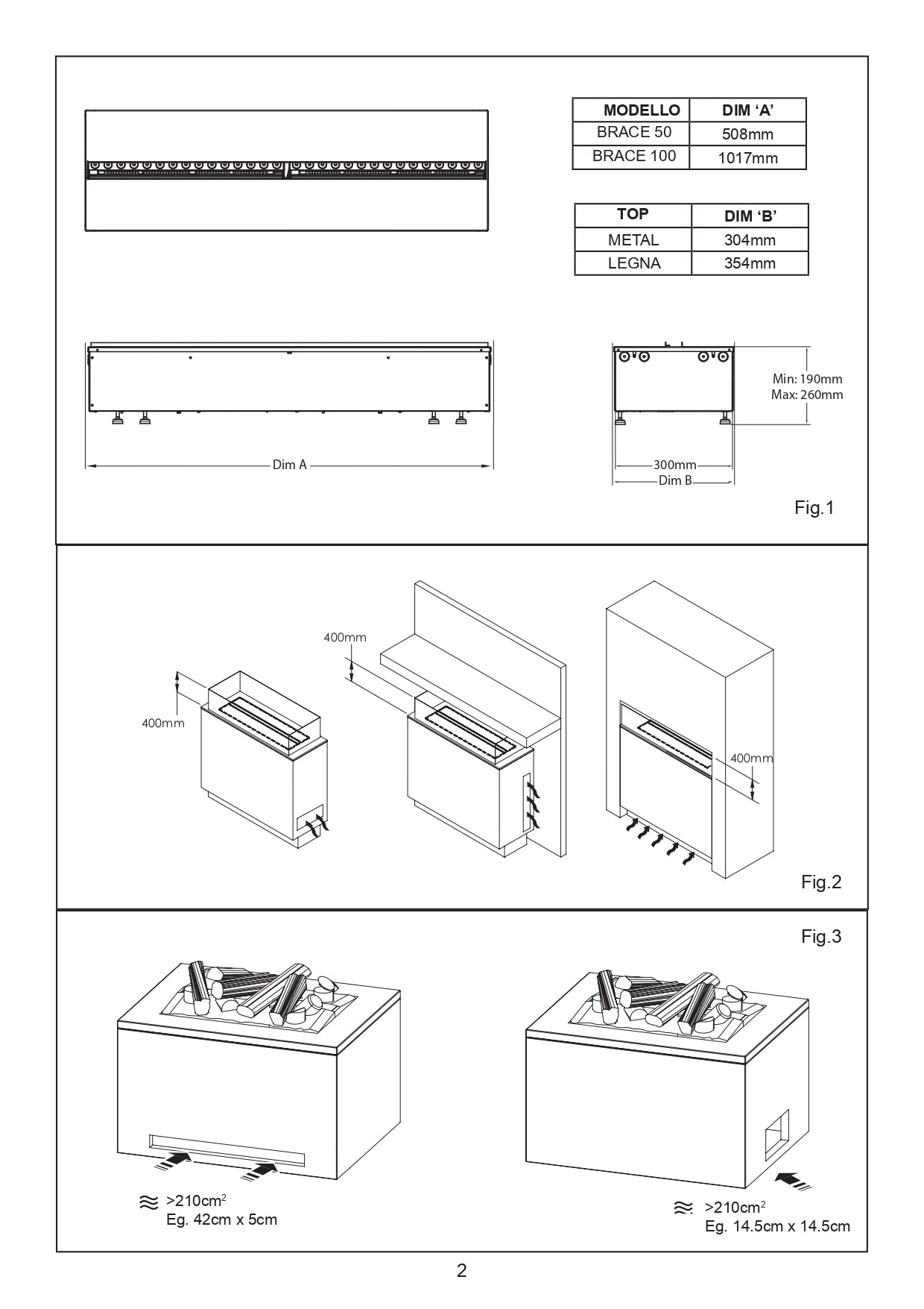 Camino elettrico ad acqua con serbatoio Modulo Brace 50 Metal maisonFire - Camini elettrici ad acqua di maisonFire - Prezzo solo €1817! Compra ora su CEGO CERAMICHE