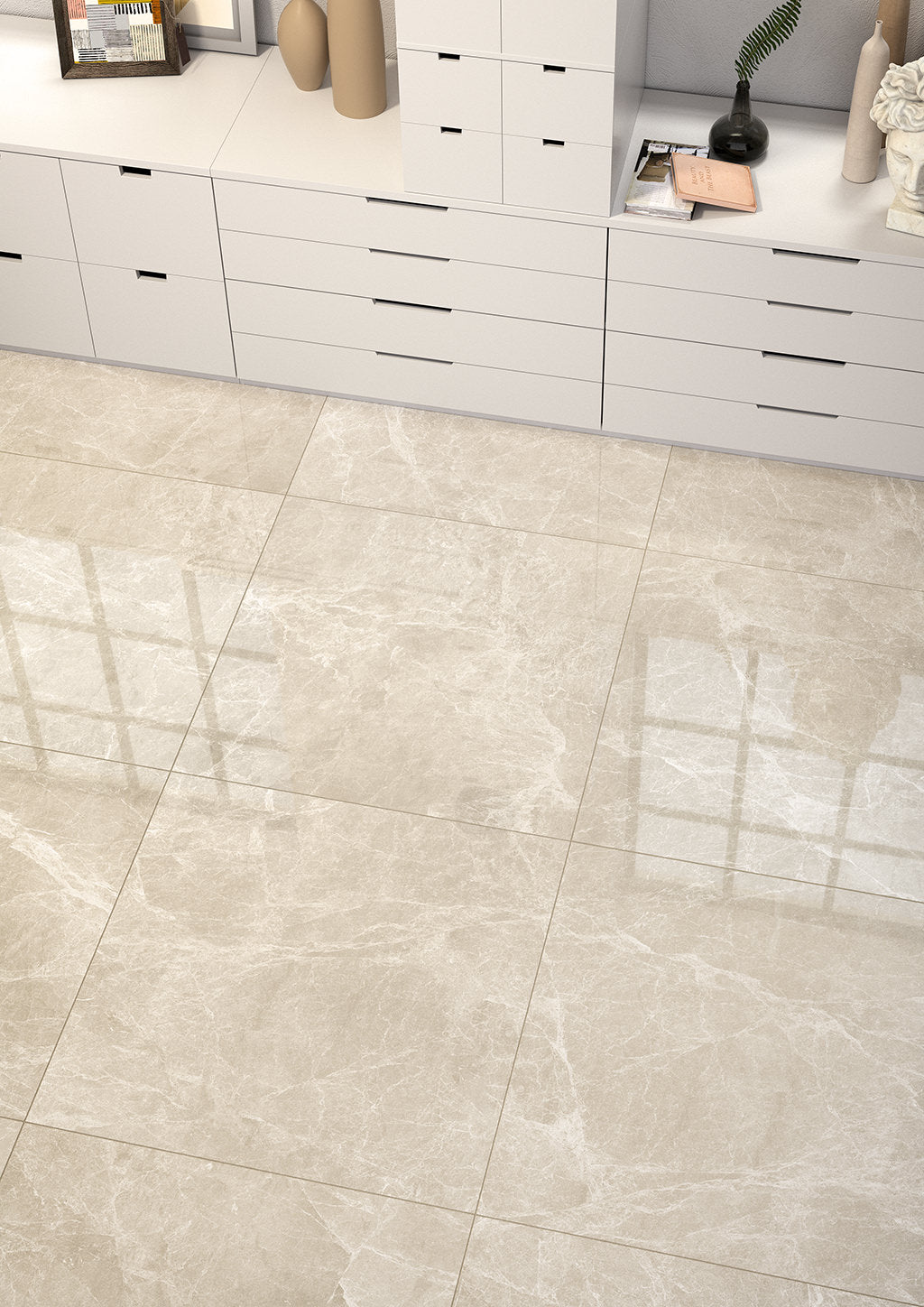 Marmorea 2 Oxford Greige effect 74x74 Levigato - Gres Porcellanato di Fioranese - Prezzo solo €44! Compra ora su CEGO CERAMICHE