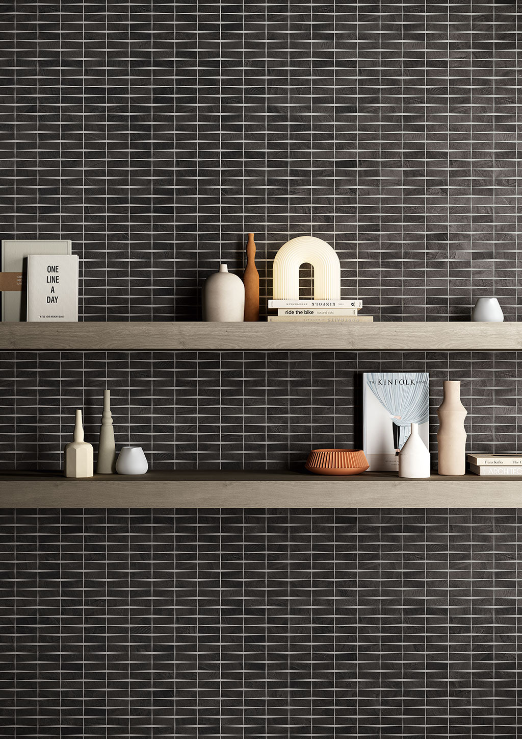 Schegge Grafite Mosaico 7,3x2,7 - Gres Porcellanato di Fioranese - Prezzo solo €52.30! Compra ora su CEGO CERAMICHE