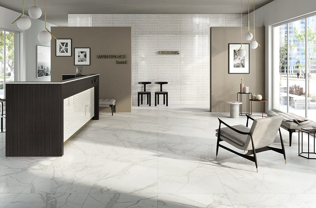 Marmorea Bianco Statuario Effect 15x15 levigato - Gres Porcellanato di Fioranese - Prezzo solo €34! Compra ora su CEGO CERAMICHE