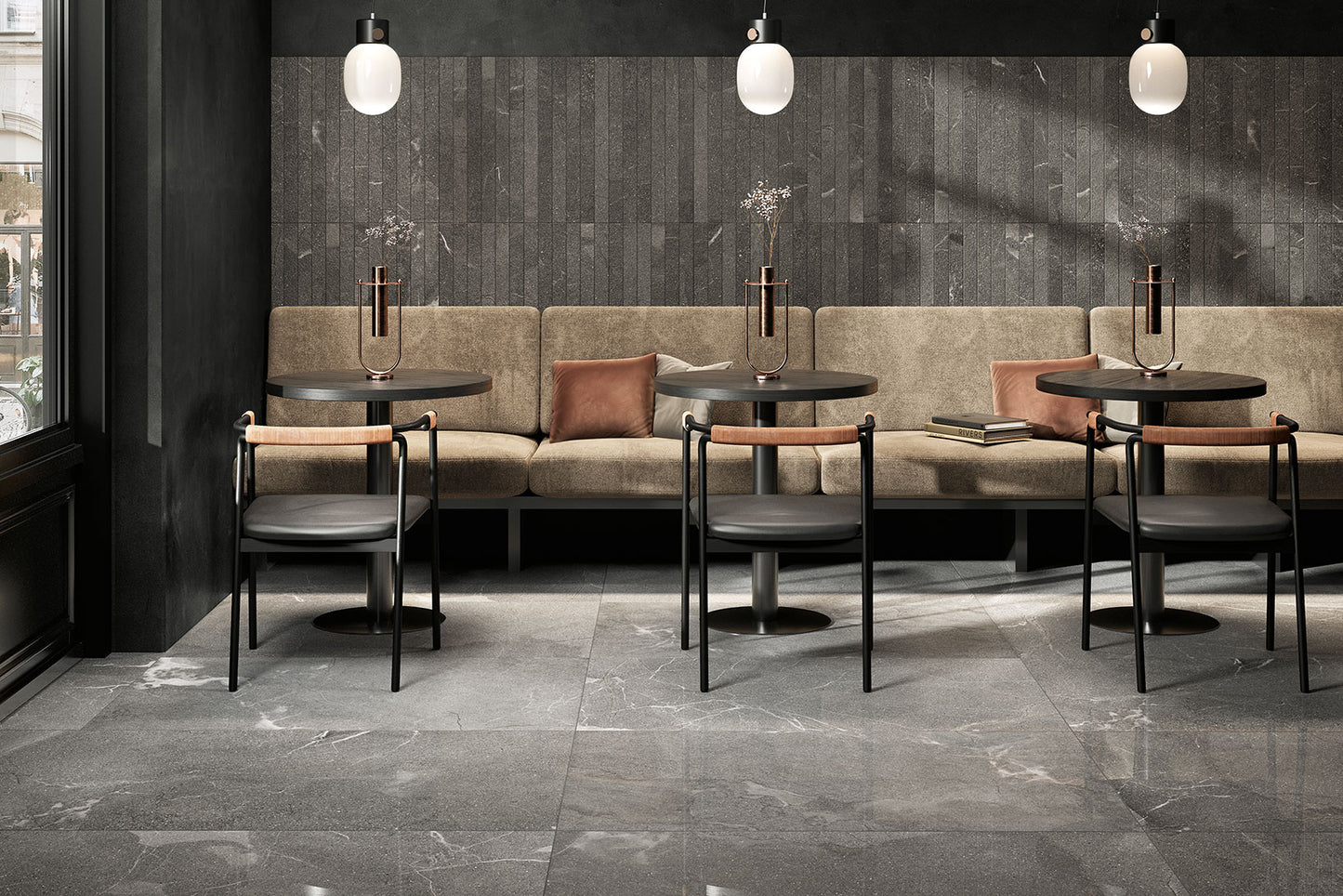 Mea Lapis Grigio Scuro 60x60 Lucidato - Gres Porcellanato di Coem Ceramiche - Prezzo solo €49.50! Compra ora su CEGO CERAMICHE