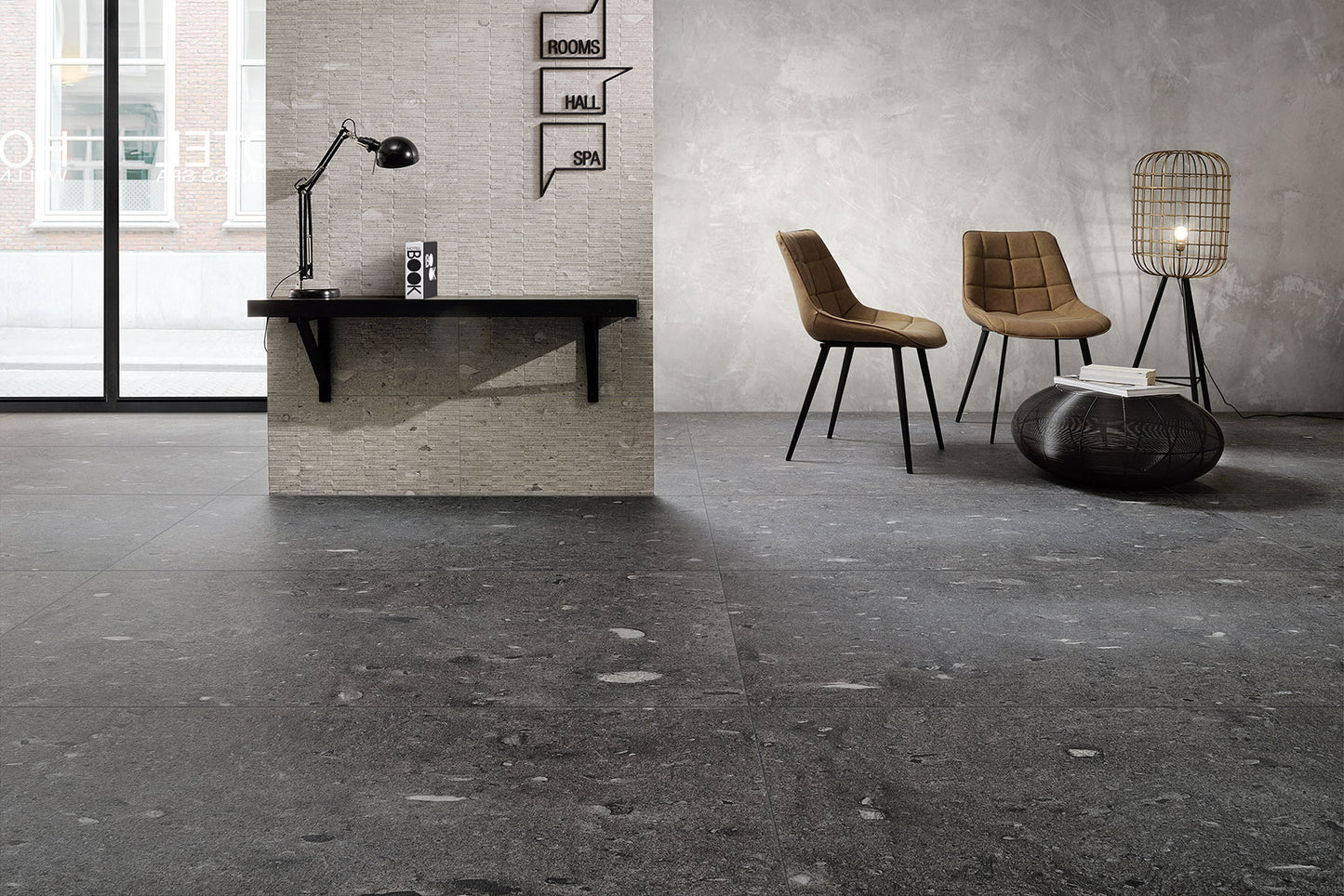 Moon Stone Black 60x60 Lucidato - Gres Porcellanato di Coem Ceramiche - Prezzo solo €49.50! Compra ora su CEGO CERAMICHE