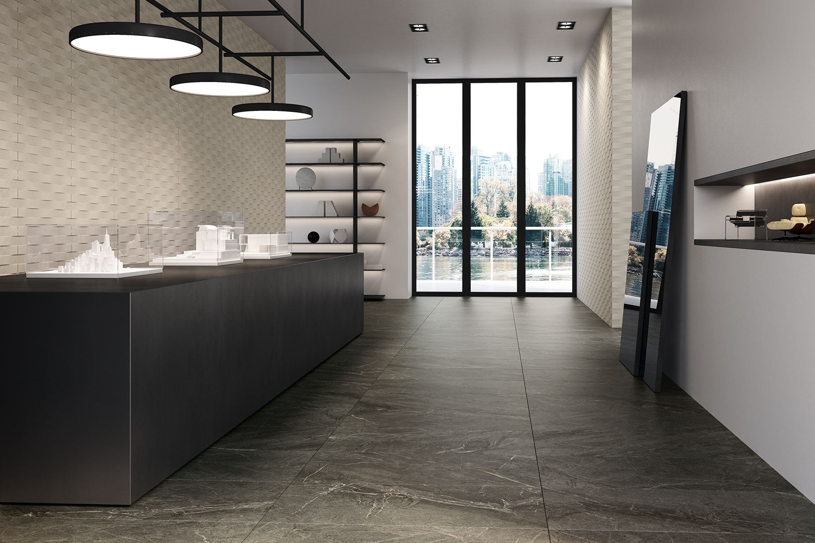 Soap Stone Black 45x90 Lucidato - Gres Porcellanato di Coem Ceramiche - Prezzo solo €49! Compra ora su CEGO CERAMICHE