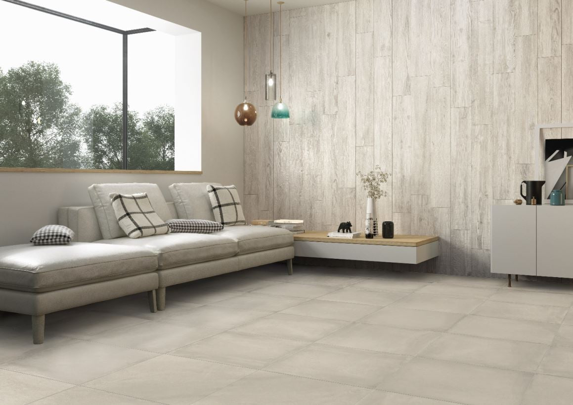 Land White 100x100 Rett - Gres Porcellanato di Castelvetro - Prezzo solo €65.03! Compra ora su CEGO CERAMICHE