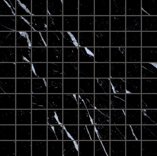Emilceramica Tele di Marmo Selection Nero Marquinia Mosaico 3x3 Full Lappato - Gres Porcellanato di Emilceramica - Prezzo solo €44.09! Compra ora su CEGO CERAMICHE