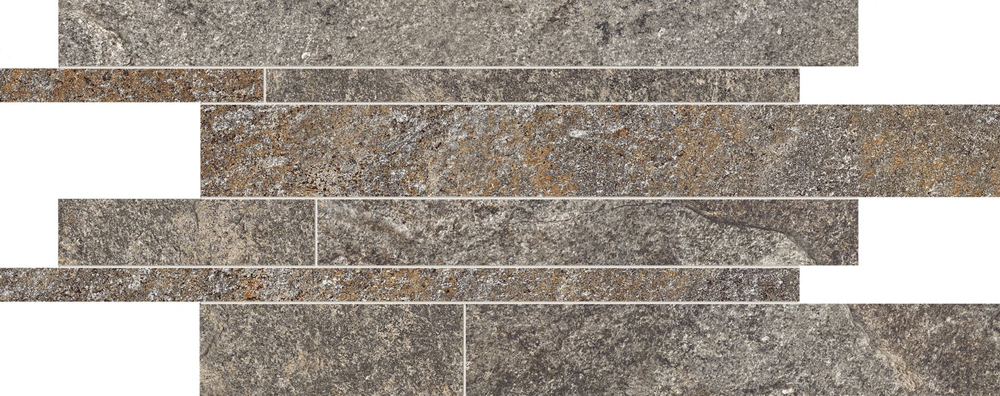 Ergon Oros Stone Anthracite Listelli Sfalsati Nat - Gres Porcellanato di Ergon - Prezzo solo €49.49! Compra ora su CEGO CERAMICHE