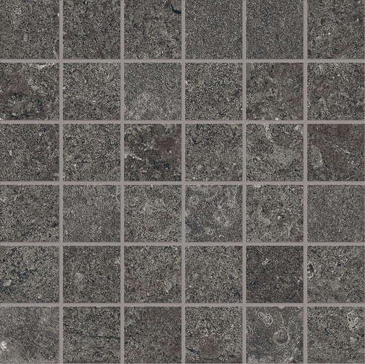 Emilceramica MaPierre Ancienne Noir Mosaico 5x5 Nat EM0A | Miglior prezzo nel 2025 su Cego Ceramiche