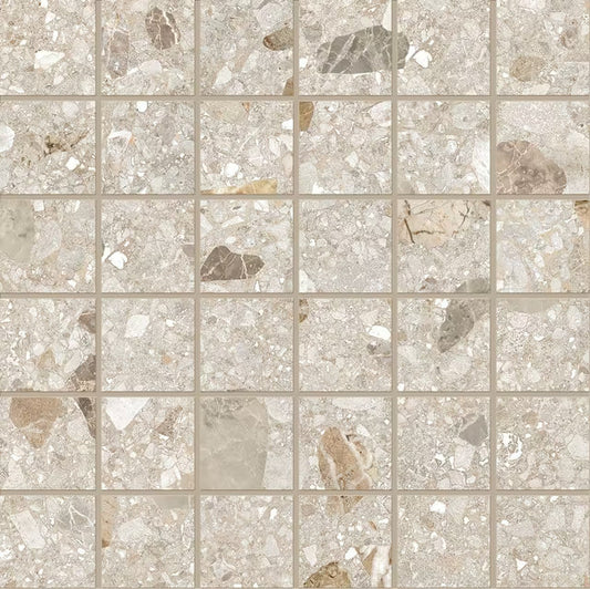 Ergon Lombarda Mix Sabbia Mosaico 30x30 Nat