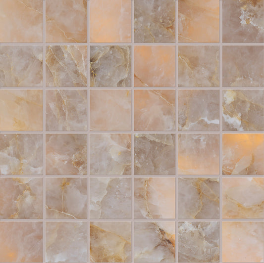 Emilceramica Tele di Marmo Lumia Golden Ambra Full Lappato Mosaico 5x5 - Gres Porcellanato di Emilceramica - Prezzo solo €41.53! Compra ora su CEGO CERAMICHE