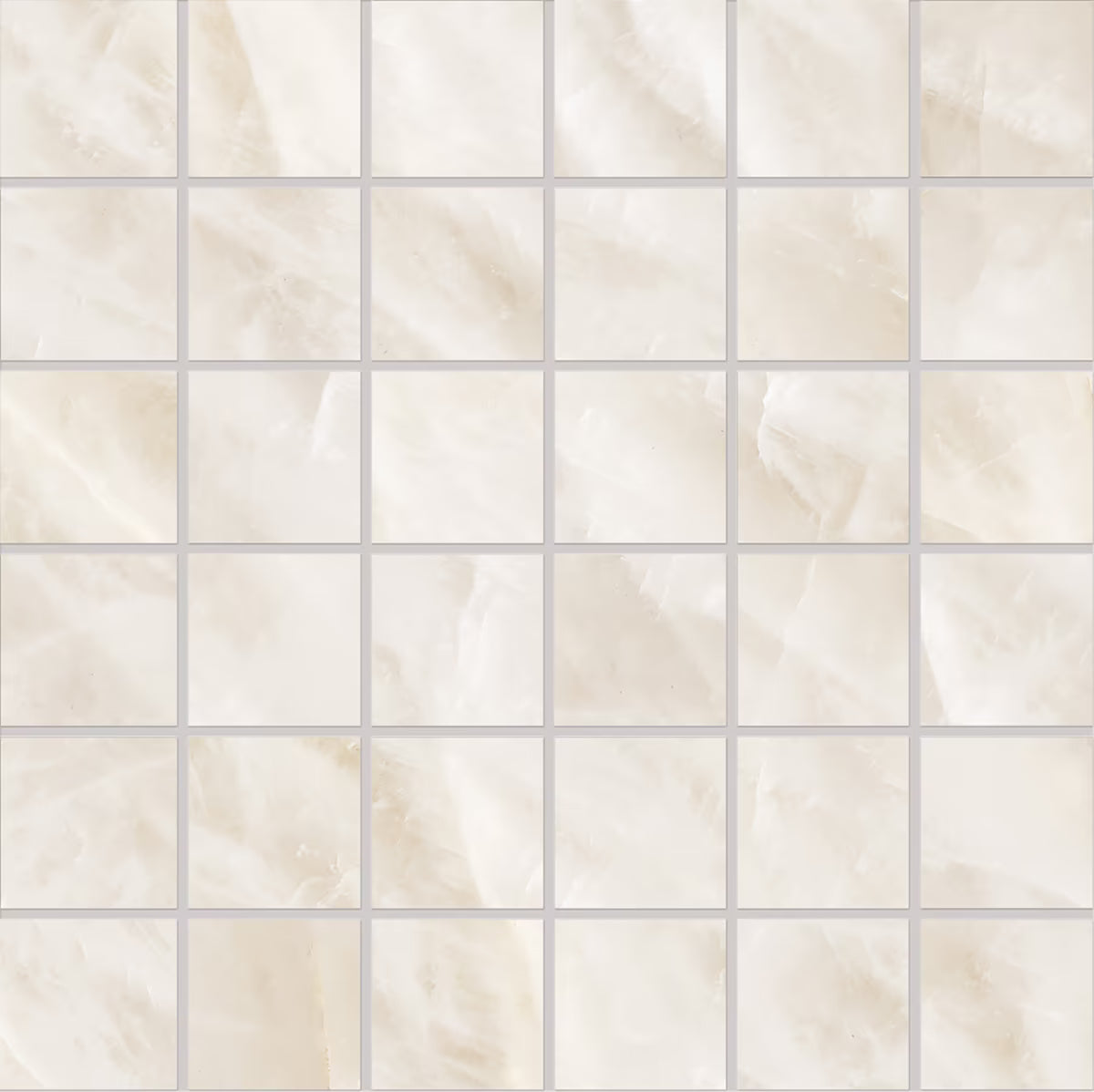 Emilceramica Tele di Marmo Crystal Extra Vitrum White Mosaico 5x5