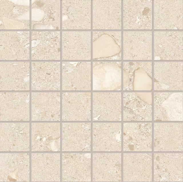 Ergon GemmaStone Gemma Giant Sabbia Mosaico 5x5 Silktech R10