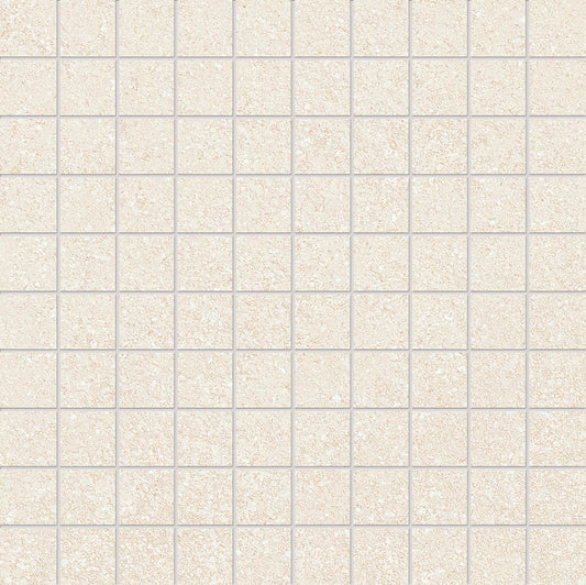 Emilceramica Pietra Essenza Avorio Mosaico 3x3 Silktech
