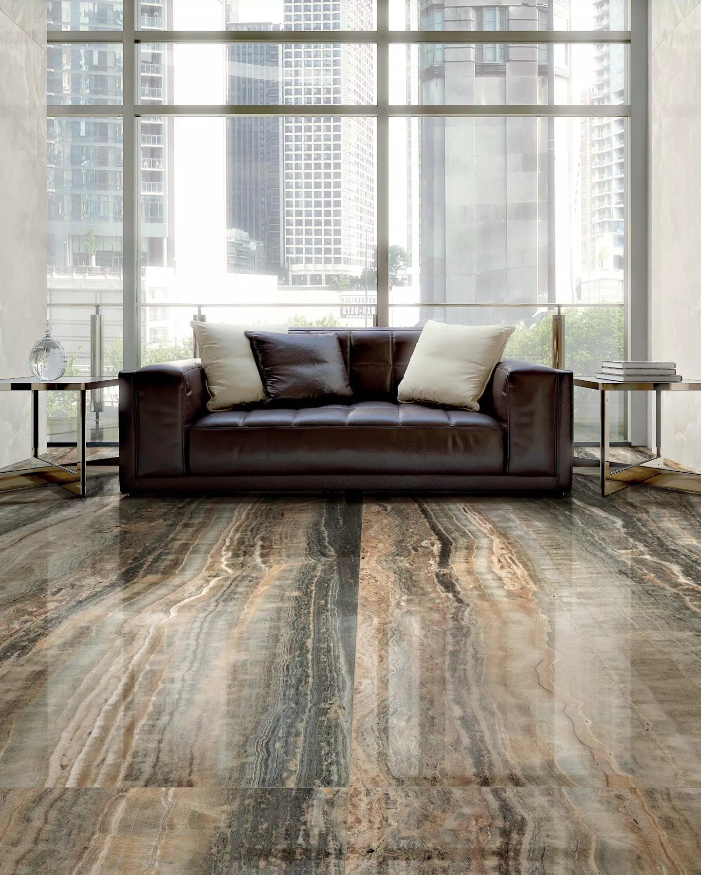 Eccentric Luxe Caramel 60x120 Glossy - Gres Porcellanato di Florim - Prezzo solo €78.03! Compra ora su CEGO CERAMICHE