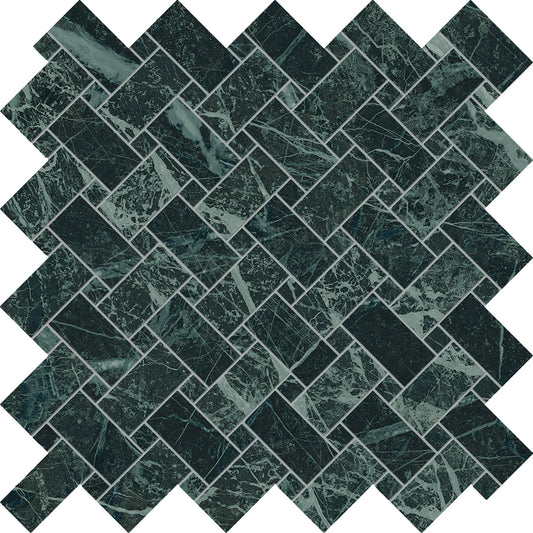 Emilceramica Tele di Marmo Revolution Verde Saint Denis Intrecci 30x30 Naturale EHPJ | Miglior prezzo nel 2025 su Cego Ceramiche