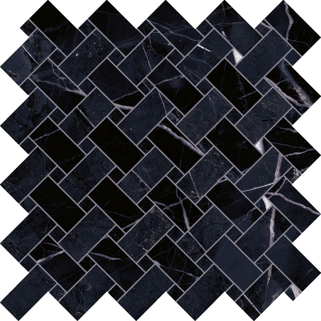 Emilceramica Tele di Marmo Revolution Calacatta Black Intrecci 30x30 Full Lappato - Gres Porcellanato di Emilceramica - Prezzo solo €59.17! Compra ora su CEGO CERAMICHE