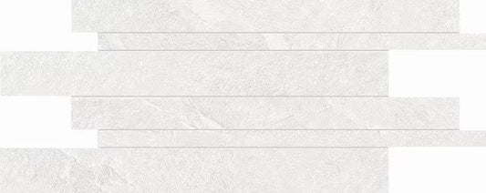 Ergon CornerStone Slate White Listelli Sfalsati 30x60 Nat