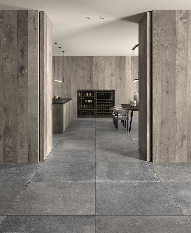 Evolution Evo Gris Fonce 100x100 lappato - Gres Porcellanato di Kronos Ceramiche - Prezzo solo €120.70! Compra ora su CEGO CERAMICHE