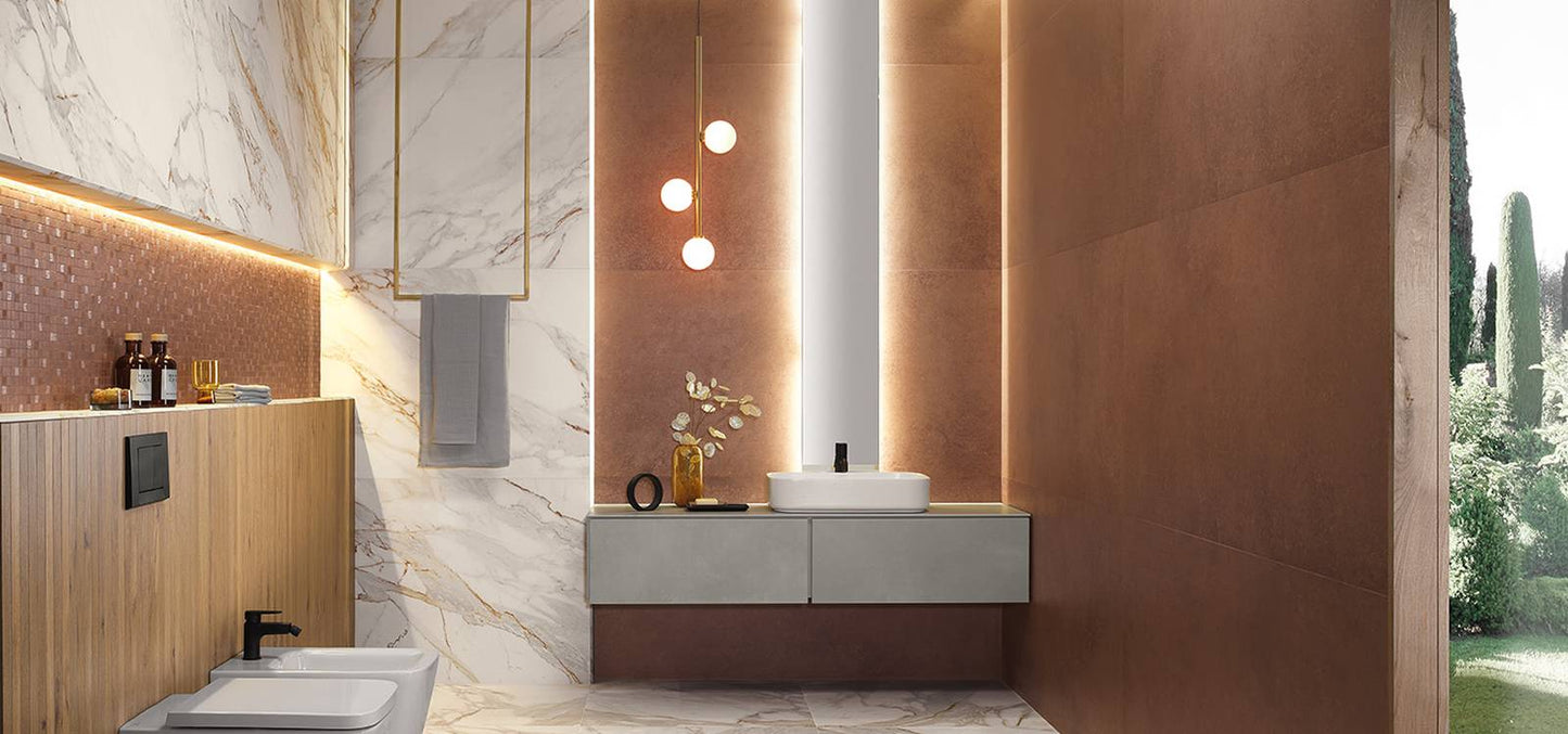 Roma Stone Calacatta Oro 120x120 Matt R9 - Gres Porcellanato di Fap Ceramiche - Prezzo solo €114! Compra ora su CEGO CERAMICHE