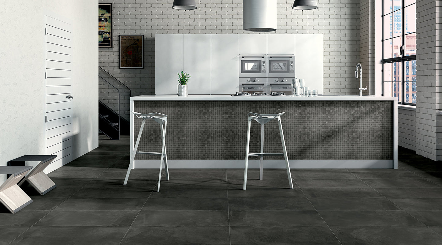 Fusion Antracite 60x60 Grip OUTFIT2.0 - Gres Porcellanato di Castelvetro - Prezzo solo €24.55! Compra ora su CEGO CERAMICHE