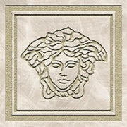Versace Meteorite Firma Medusa Bianco/Oro 9,8x9,8 Lappato