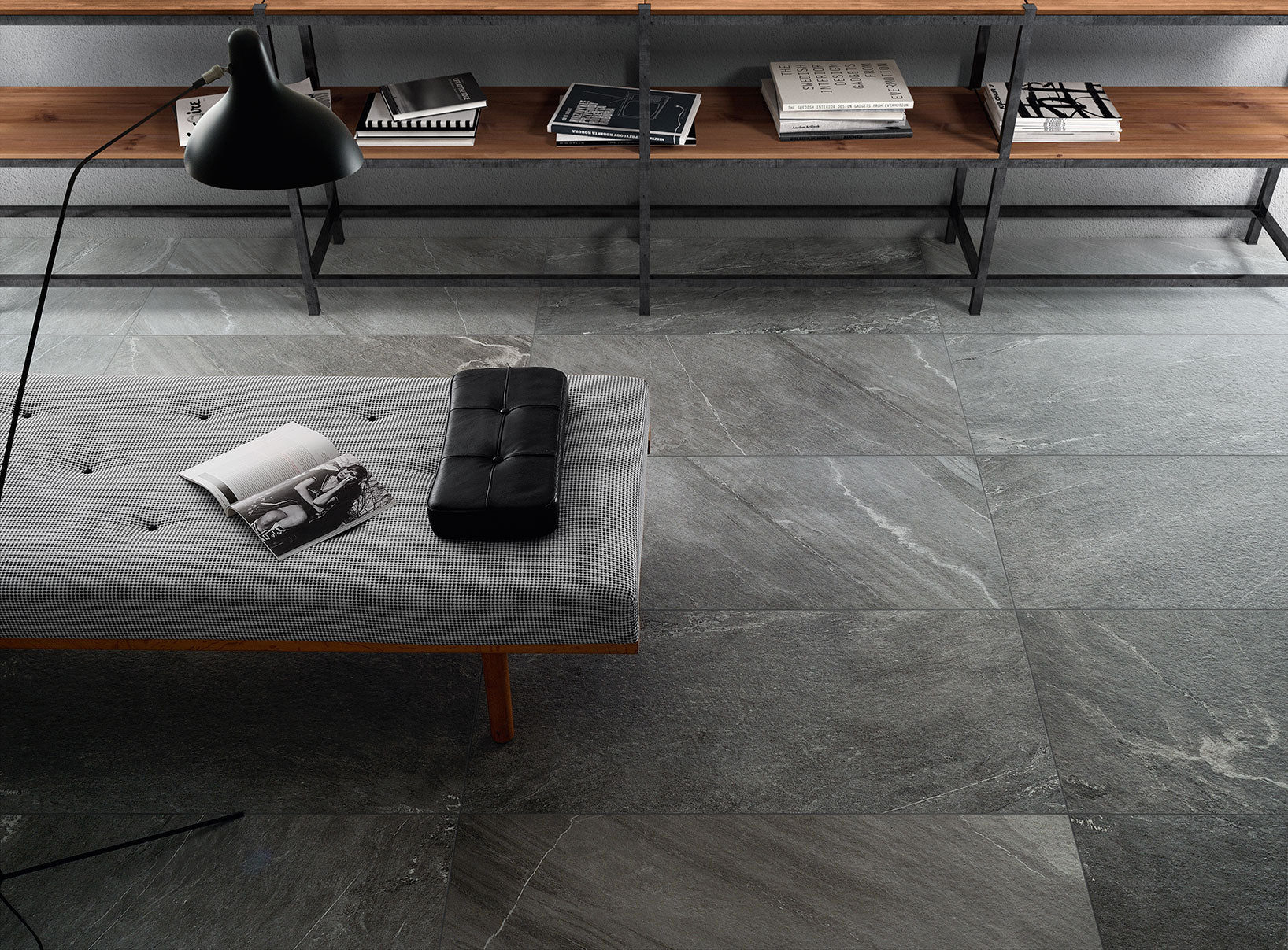 Cardoso Grigio Scuro 60x120 Strutturato - Gres Porcellanato di Coem Ceramiche - Prezzo solo €56.50! Compra ora su CEGO CERAMICHE