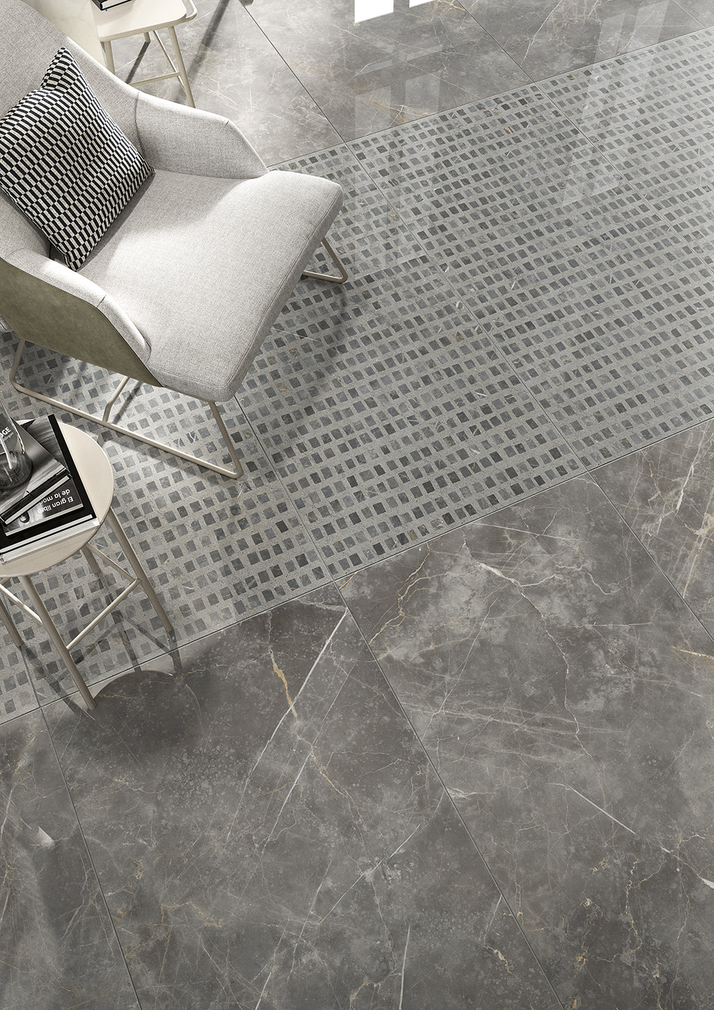 Marmorea Grigio Imperiale Effect 15x15 levigato - Gres Porcellanato di Fioranese - Prezzo solo €34! Compra ora su CEGO CERAMICHE