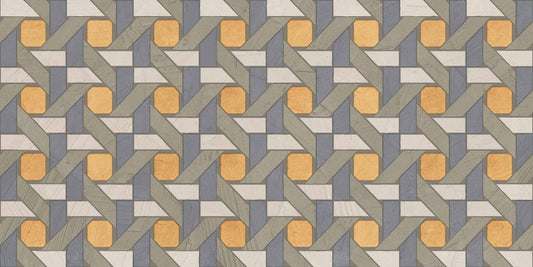 Gardenia&Ariana I Pigmenti Rattan Decorato Naturale 3D Rettificato 8,5mm 60x120