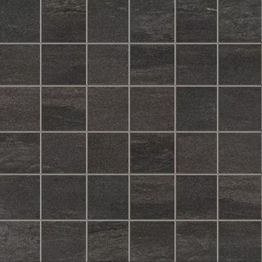 Ergon Stone Project Black Mosaico 30x30 Naturale