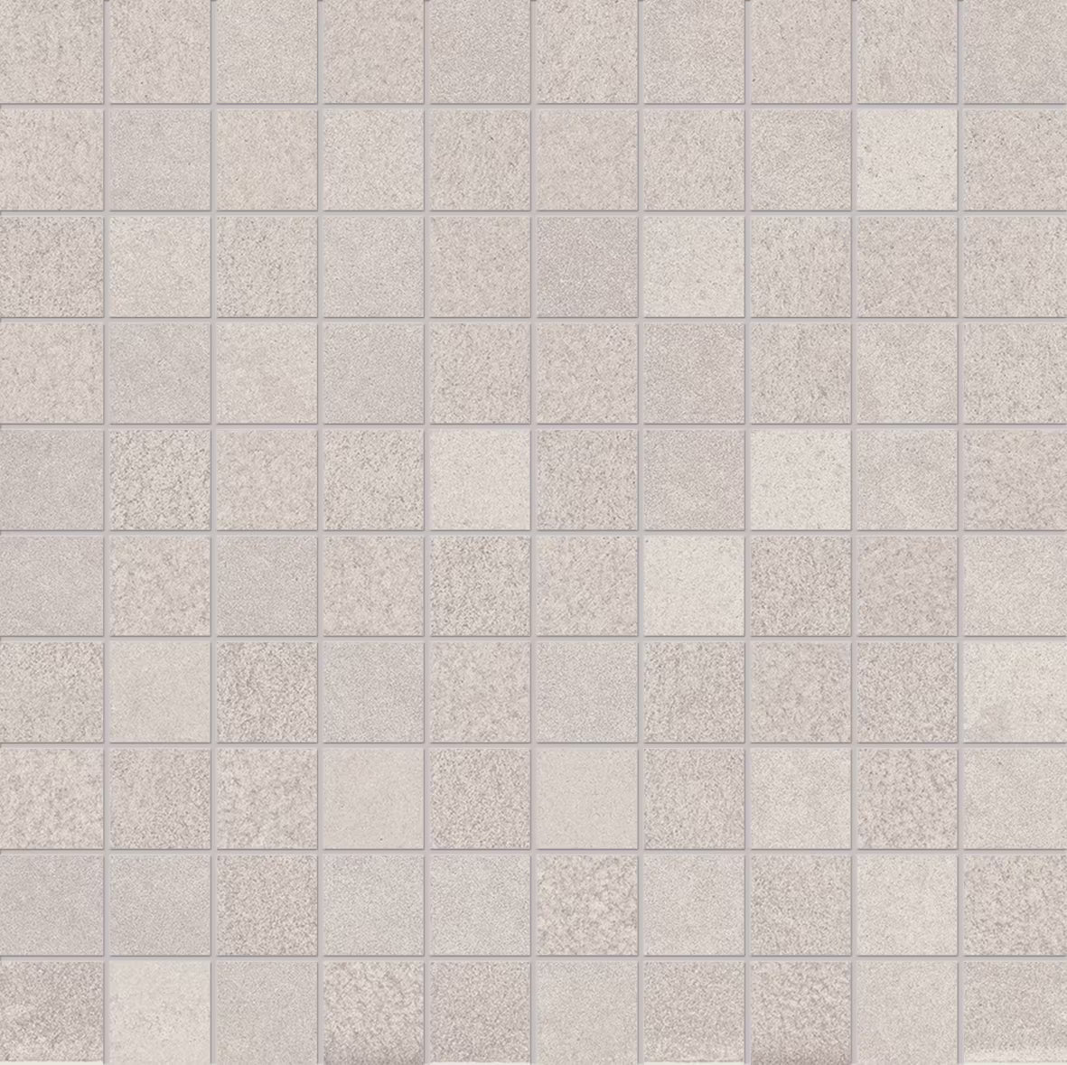 Ergon Tr3nd White Concrete Mosaico 30x30 Naturale R10