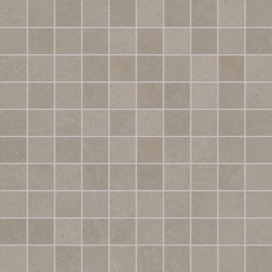 Ergon Tr3nd Smoke Concrete Mosaico 30x30 Naturale R10