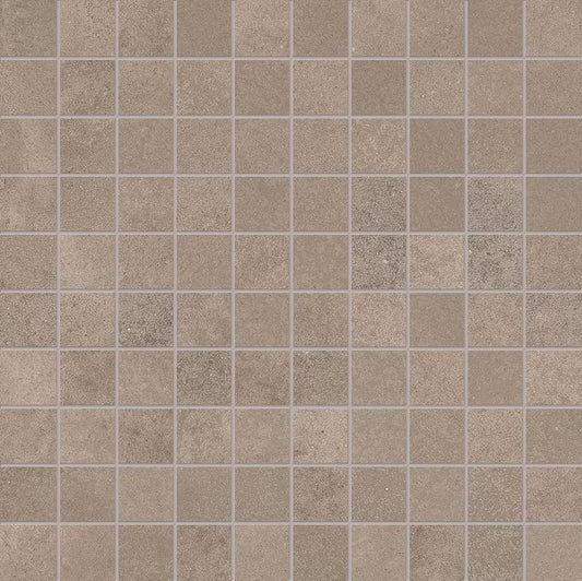 Ergon Tr3nd Taupe Concrete Mosaico 30x30 Naturale R10