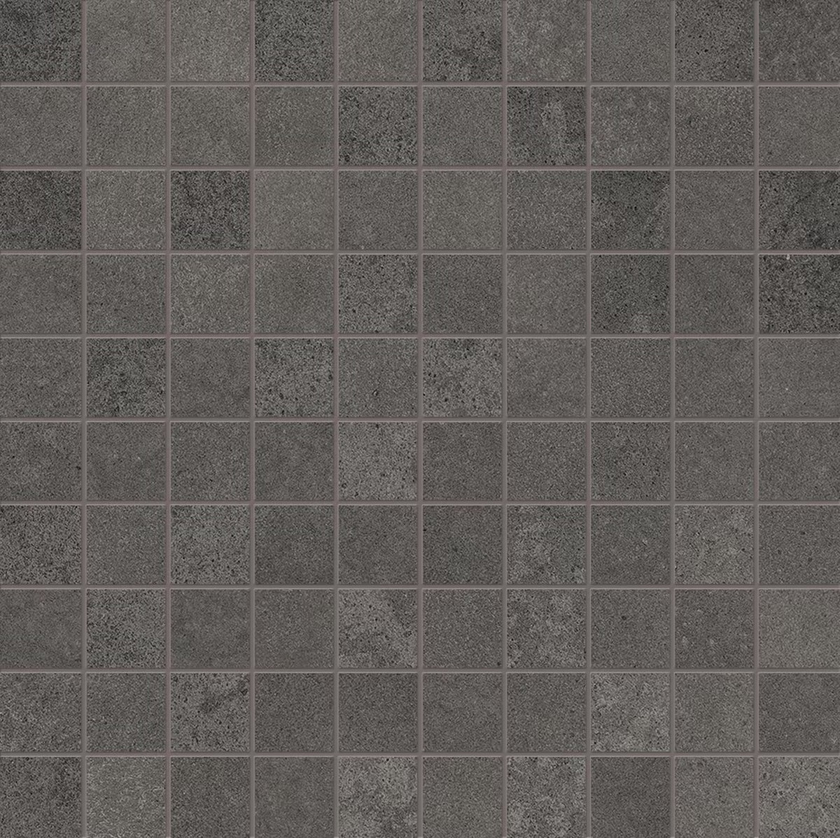 Ergon Tr3nd Black Concrete Mosaico 30x30 Naturale R10