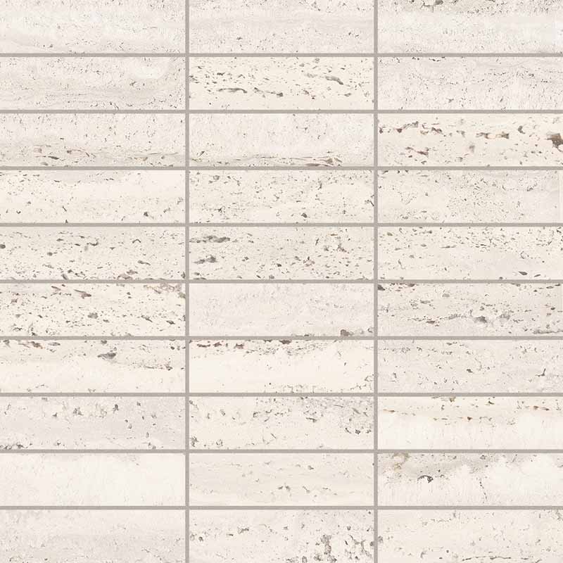 Keope Trevi Ivory Mosaico Listelli 30x30 Silky