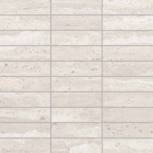 Keope Trevi Pearl Mosaico Listelli 30x30 Silky