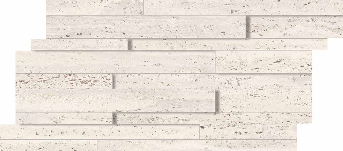 Keope Trevi Ivory Mosaico Multispessore 30x60 Silky