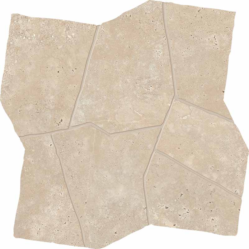 Keope Trevi Cross Walnut Palladiana 50x50 Strutturato R11