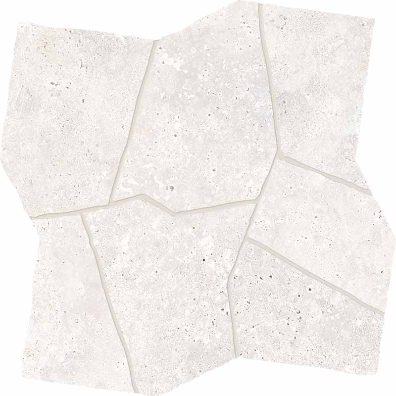 Keope Trevi Cross White Palladiana 50x50 Strutturato R11