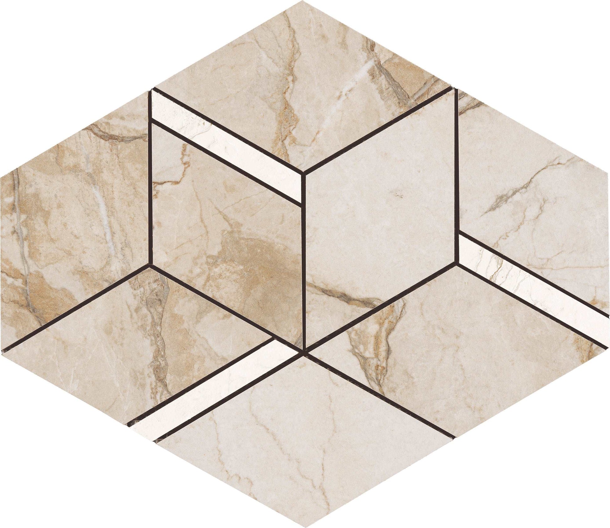 Blogheri Stone Beige Rombo 37x22 - Gres Porcellanato di LA FABBRICA AVA - Prezzo solo €60! Compra ora su CEGO CERAMICHE