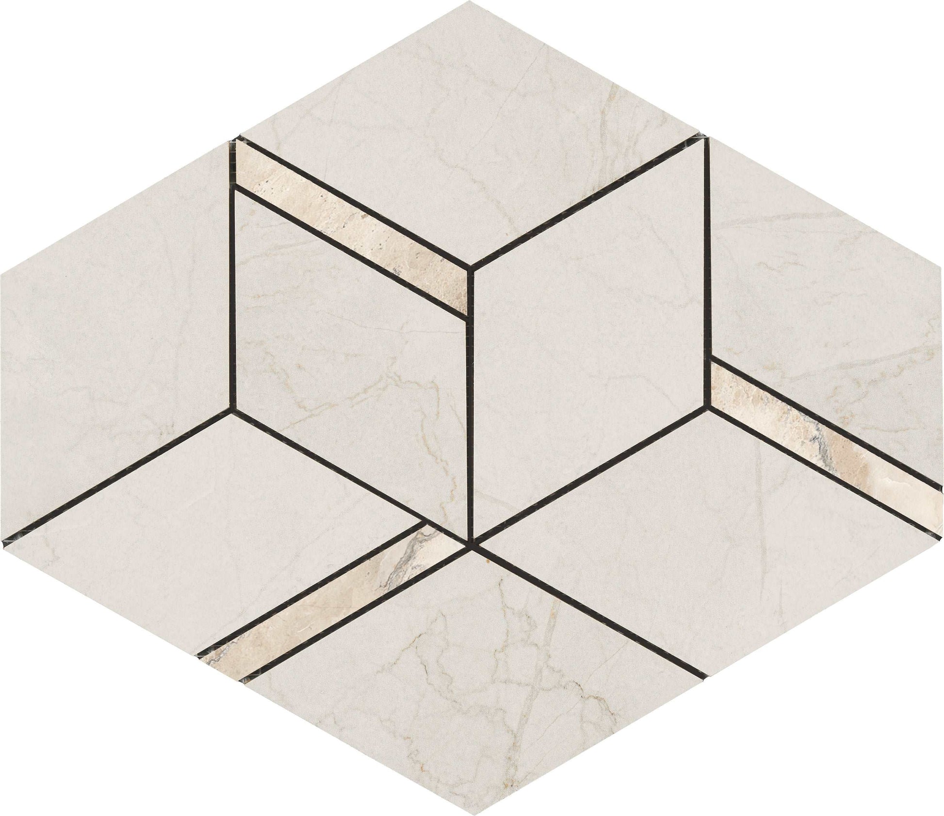 Blogheri Stone White Rombo 37x22 - Gres Porcellanato di LA FABBRICA AVA - Prezzo solo €60! Compra ora su CEGO CERAMICHE