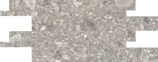 Ergon Lombarda Grigio Listelli Sfalsati 30x60 Naturale