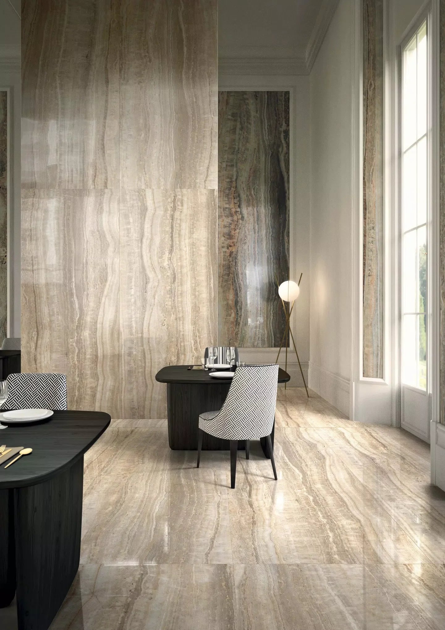 Eccentric Luxe Almond 120x280 Glossy - Gres Porcellanato di Florim - Prezzo solo €284! Compra ora su CEGO CERAMICHE