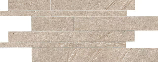 Ergon Stone Project Sand Mosaico Listelli Sfalsati 30x60 Mix