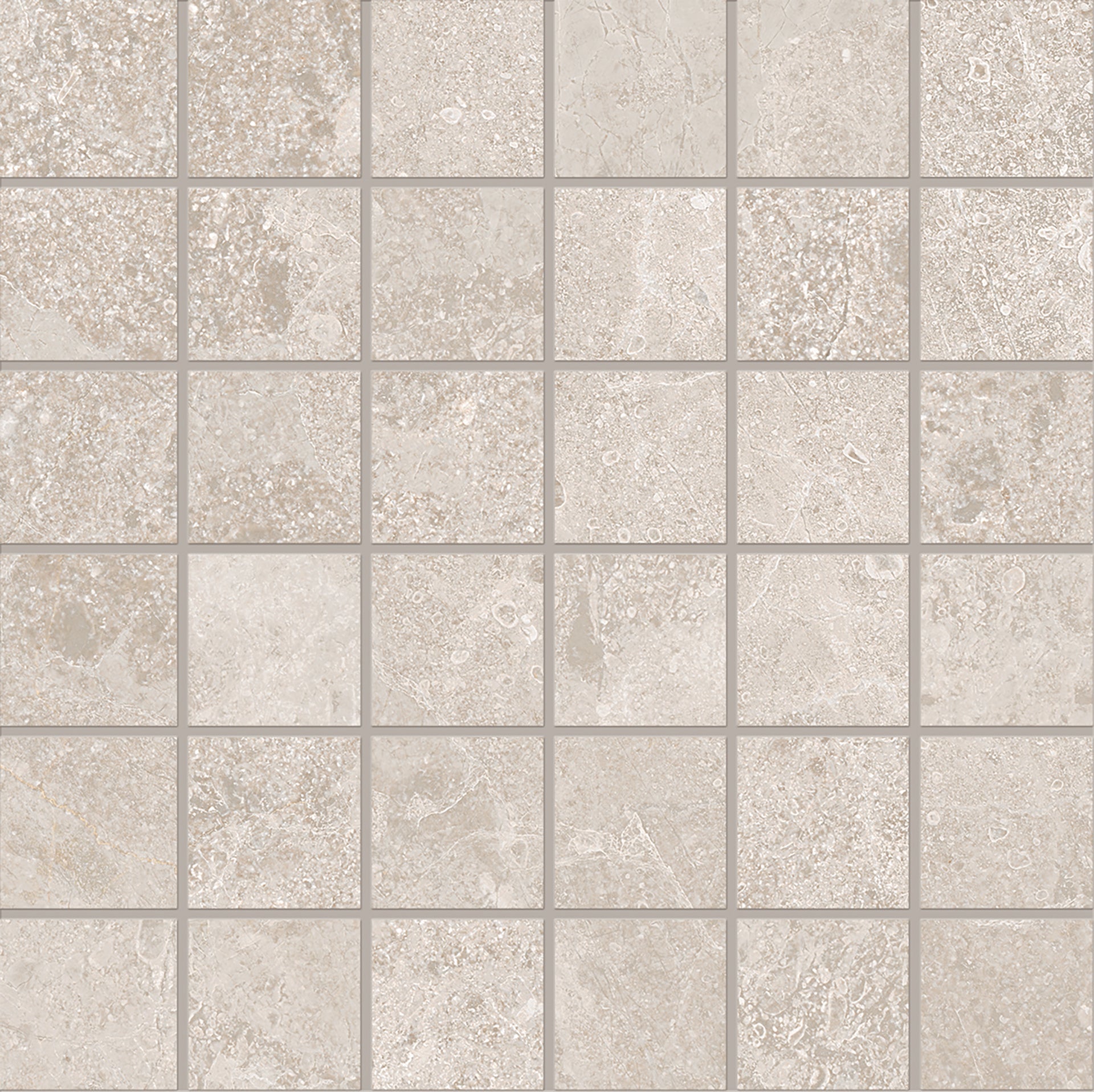 Ergon Matera Stone Neutra Greige Mosaico 5x5 Silktech - Gres Porcellanato di Ergon - Prezzo solo €34.98! Compra ora su CEGO CERAMICHE