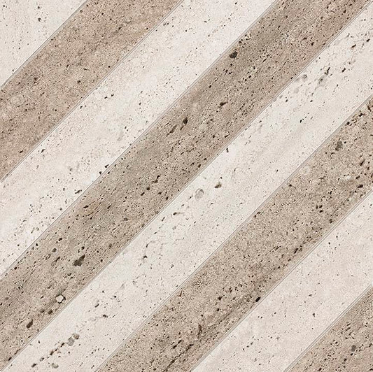 FAP Materia Classica Tortora Bianco Icon A Mosaico 30x30