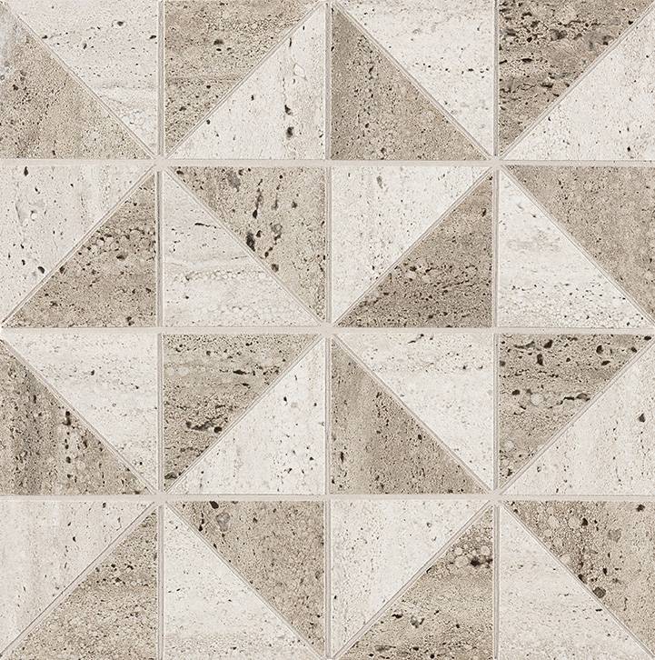 FAP Materia Classica Tortora Bianco Icon B Mosaico 30x30