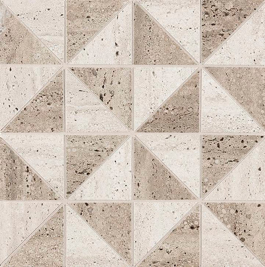 FAP Materia Classica Tortora Bianco Icon B Mosaico 30x30