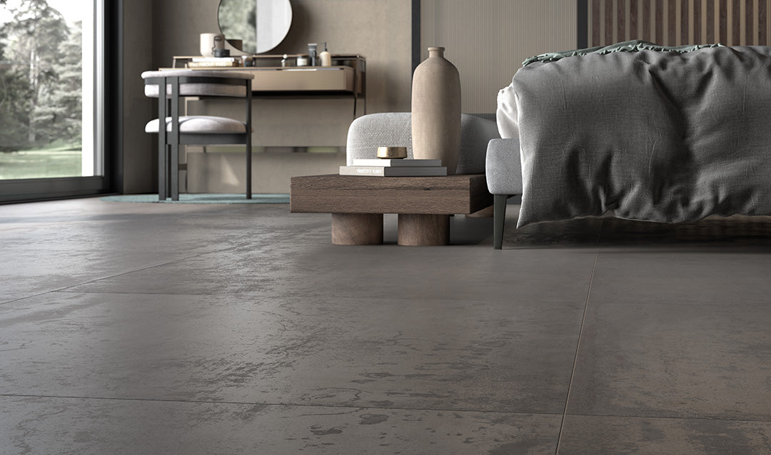 Materika Grigio 100x100 Grip OUTFIT2.0 - Gres Porcellanato di Castelvetro - Prezzo solo €49.96! Compra ora su CEGO CERAMICHE