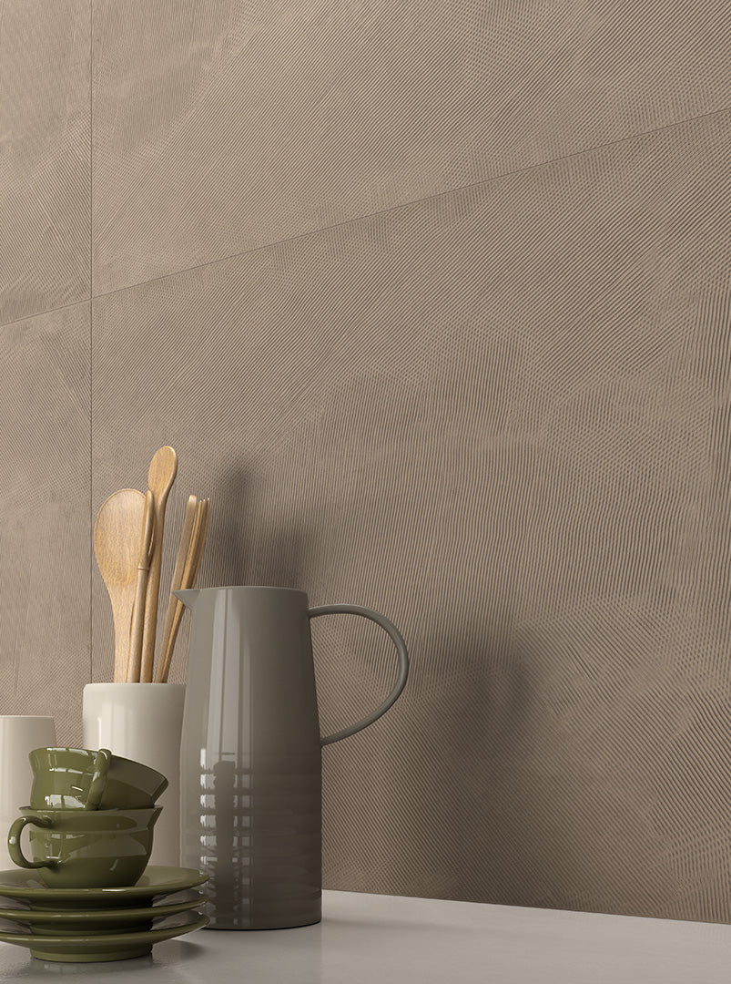 Materika Beige 100x100 Grip OUTFIT2.0 - Gres Porcellanato di Castelvetro - Prezzo solo €49.96! Compra ora su CEGO CERAMICHE