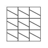 Castelvetro Basaltina Mosaico Mix Trapezi 30x30