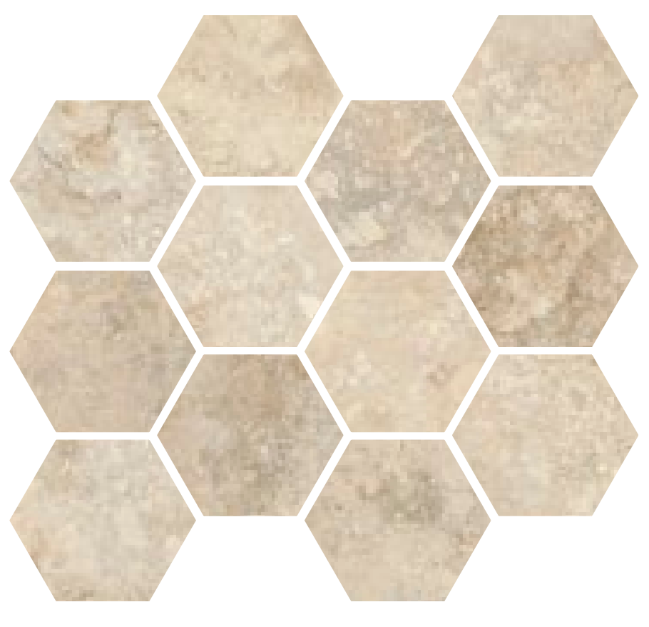 Invictus Cross Beige Mosaico Maxi Class 30x34,5 Naturale - Gres Porcellanato di Ceramica Sant'Agostino - Prezzo solo €100.19! Compra ora su CEGO CERAMICHE